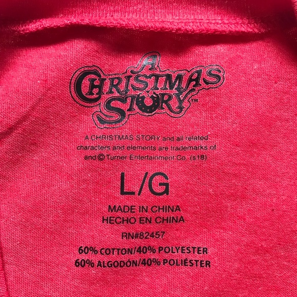 A Christmas Story Graphic Tee NWOT - Size Large - Picture 4 of 8